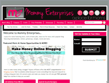 Tablet Screenshot of mommyenterprises.com